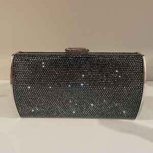 Judith Leiber Full Bead Shema Clutch Bag Swarovski Crystals
